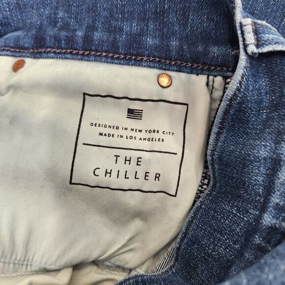 AYR The Chiller Skinny Jeans Womens 28 Medium Wash Blue Mid Rise Stretch - Picture 4 of 12